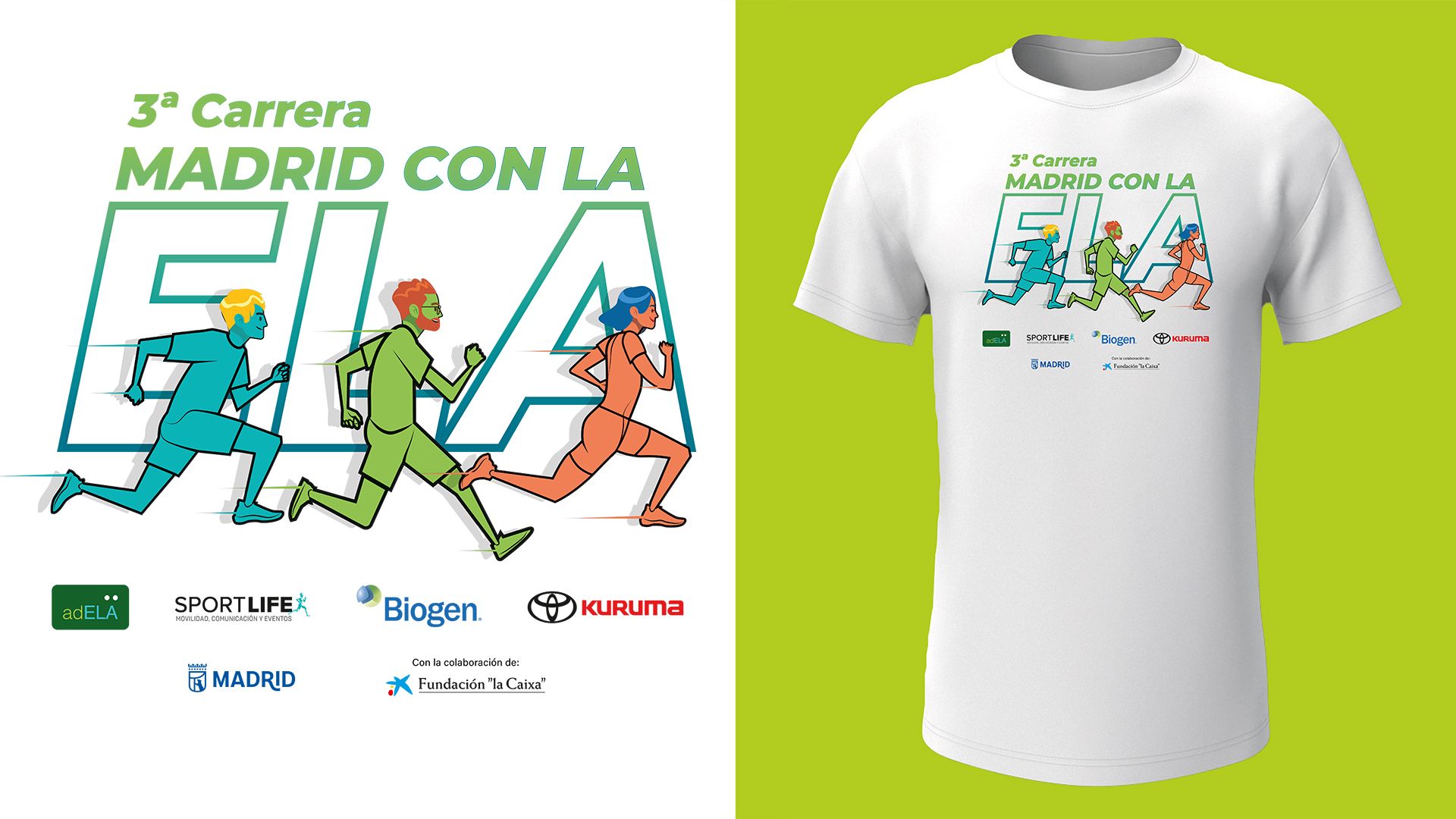 Camiseta Carrera Madrid con la ELA 2026 1920x1080