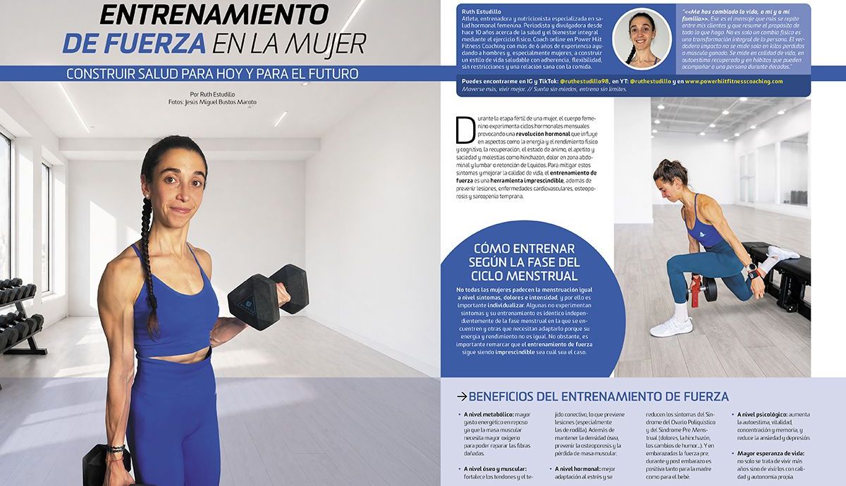 Entrena la fuerza con Ruth Estudillo en Sport Life Mujer 24