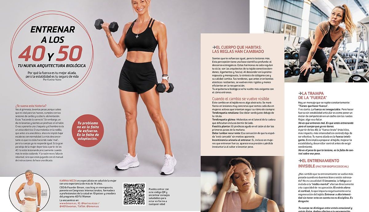 Karina Nizas nos entrena a partir de los 40, 50 años en Sport Life Mujer 24