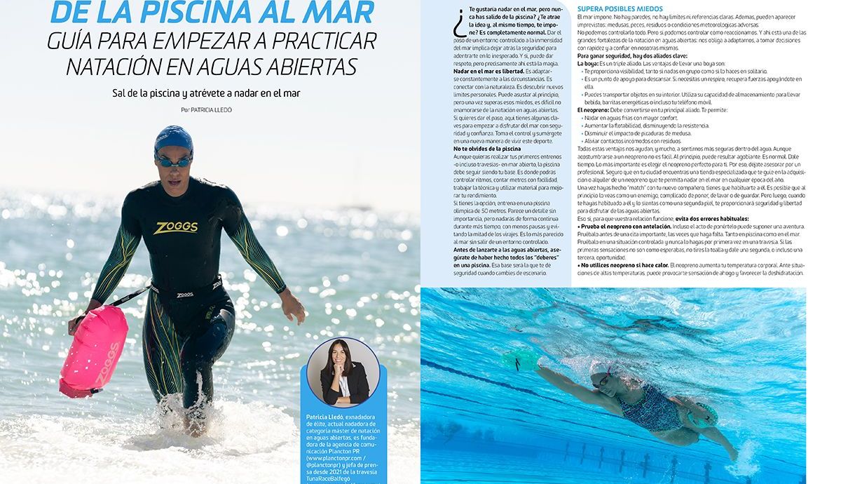 De la piscina al mar con Patricia Lledó en Sport Life Mujer 24