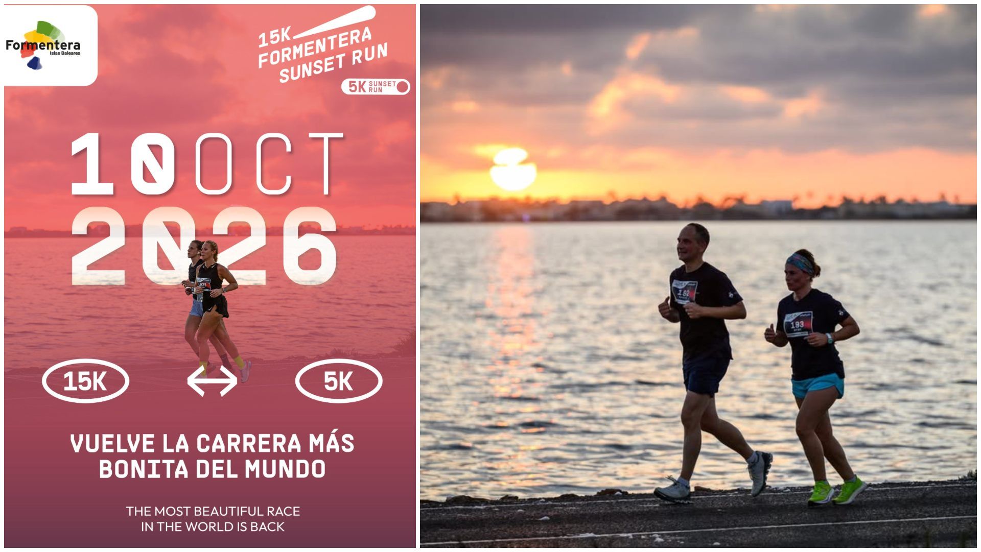 La carrera más bonita del mundo regresa el 10 de octubre a la isla de Formentera.