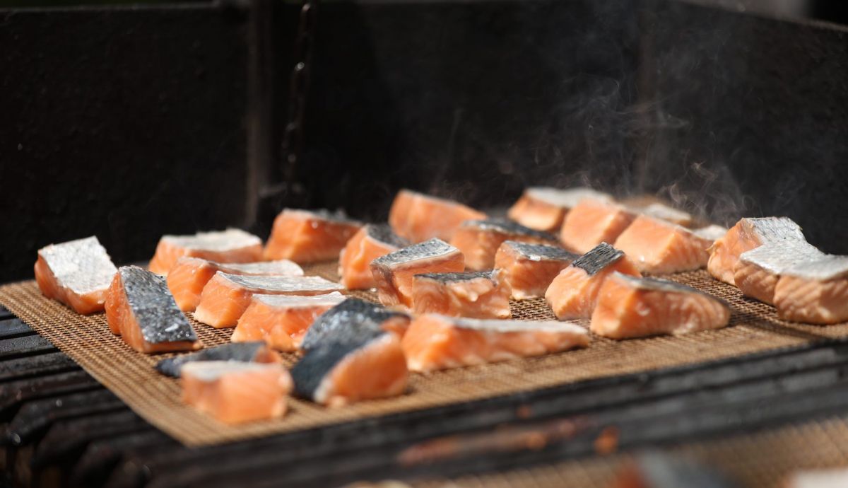 Salmón noruego a la marbacoa
