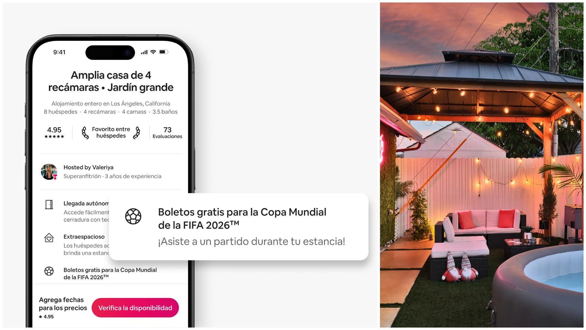 Los anfitriones en Airbnb ofrecen entradas gratuitas para el Mundial de Fútbol.