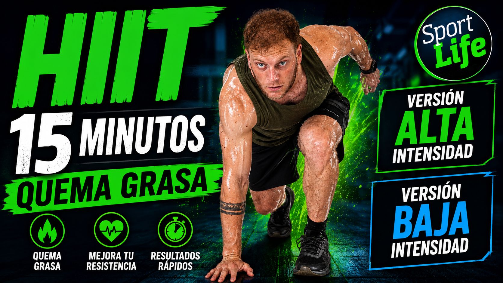 Cardio HIIT de 15 minutos