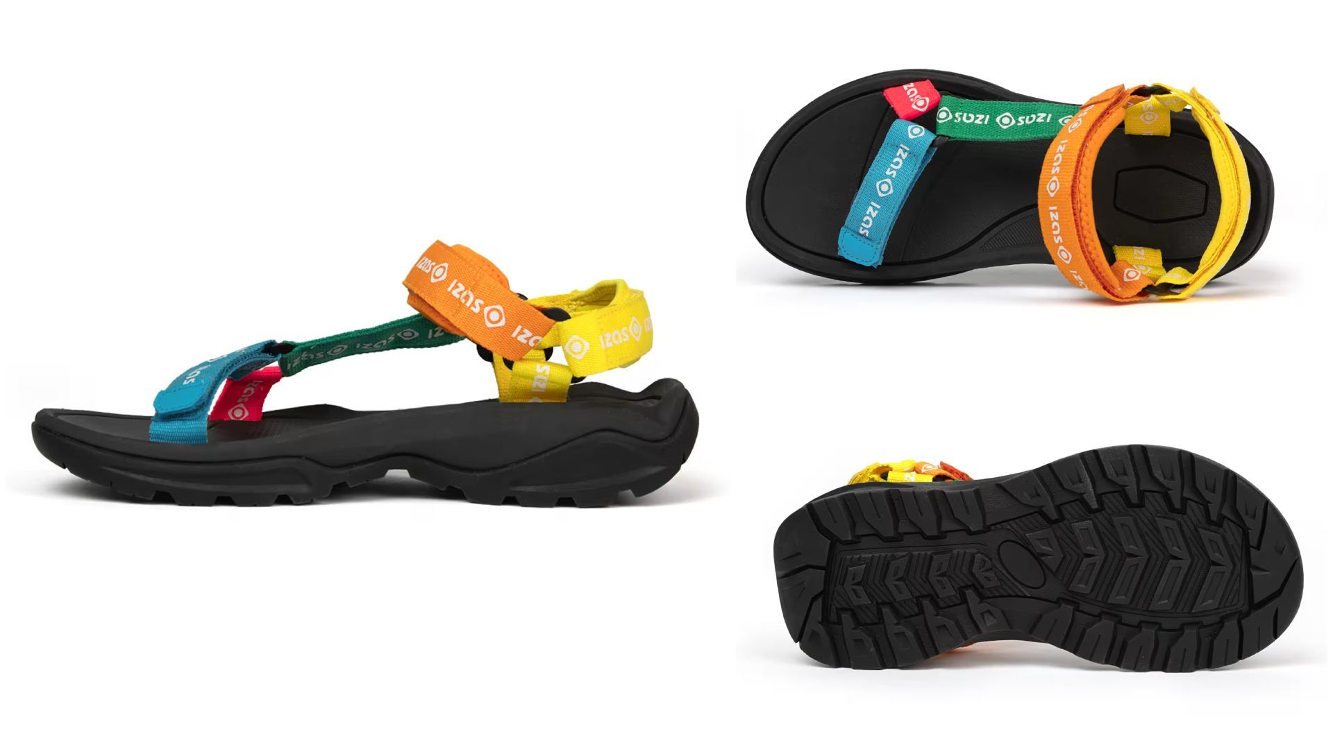 Sandalias de montaña y trekking Unisex Izas Aoi (negra).