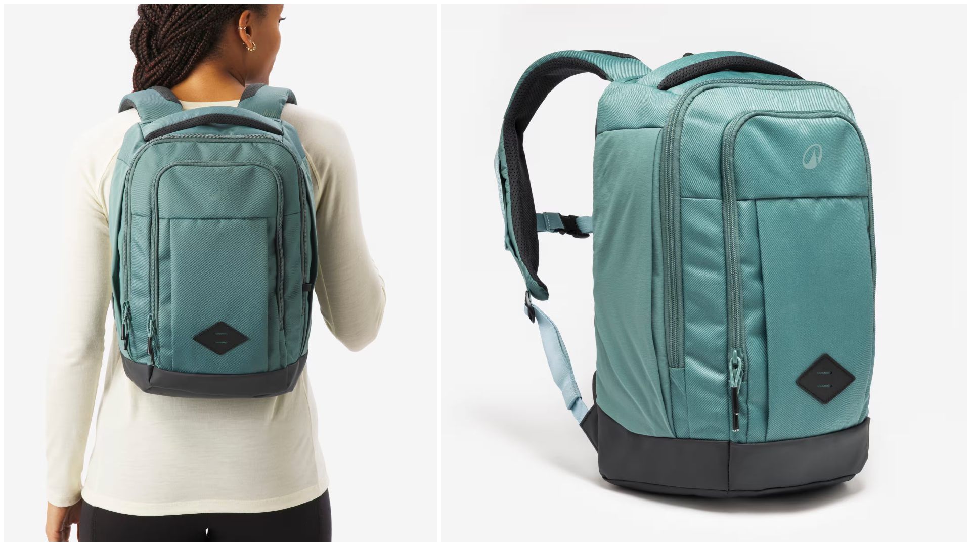 Mochila de montaña y senderismo 16L Quechua NH Escape 500 (gris carbón).
