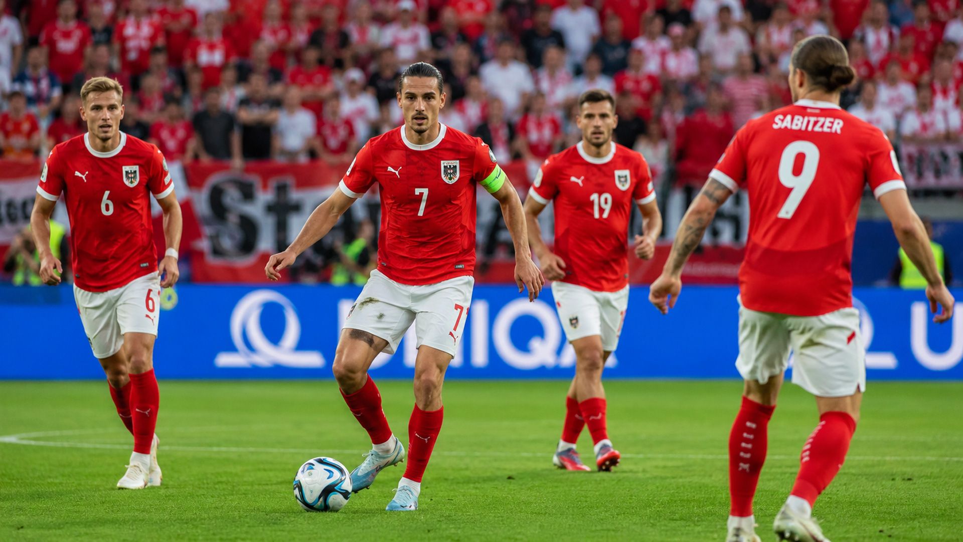 Selección de fútbol de Austria. (Imagen generada por ChatGPT)