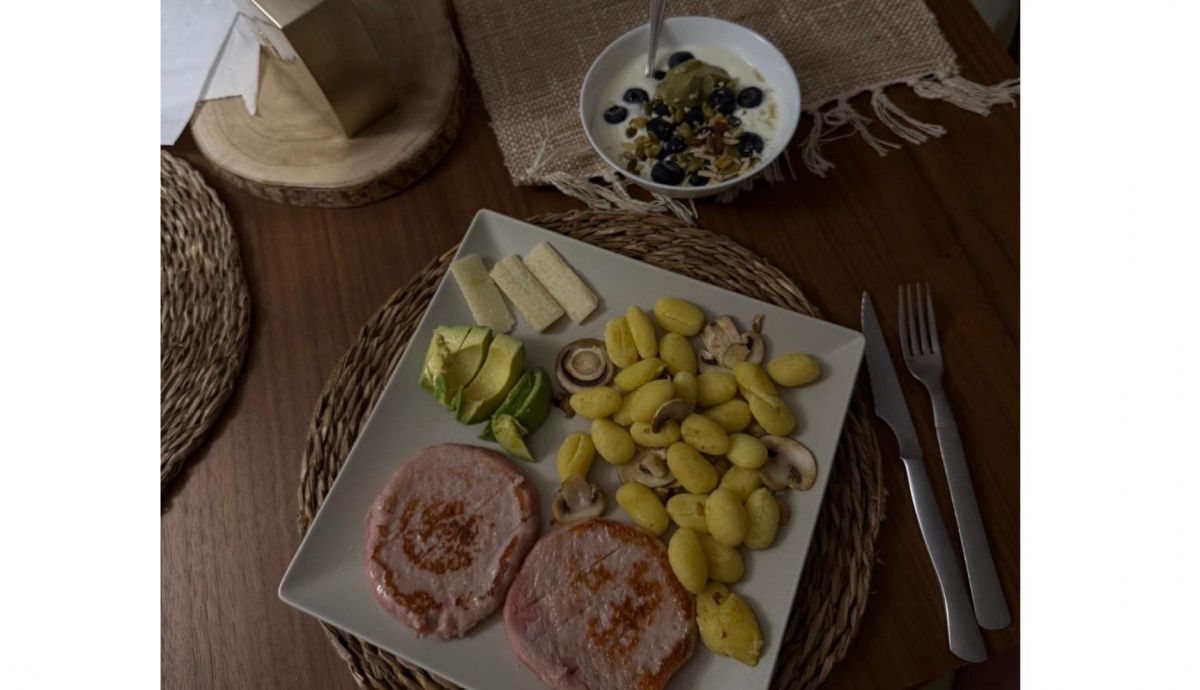 Un día en la dieta de Félix García. Plato de comida