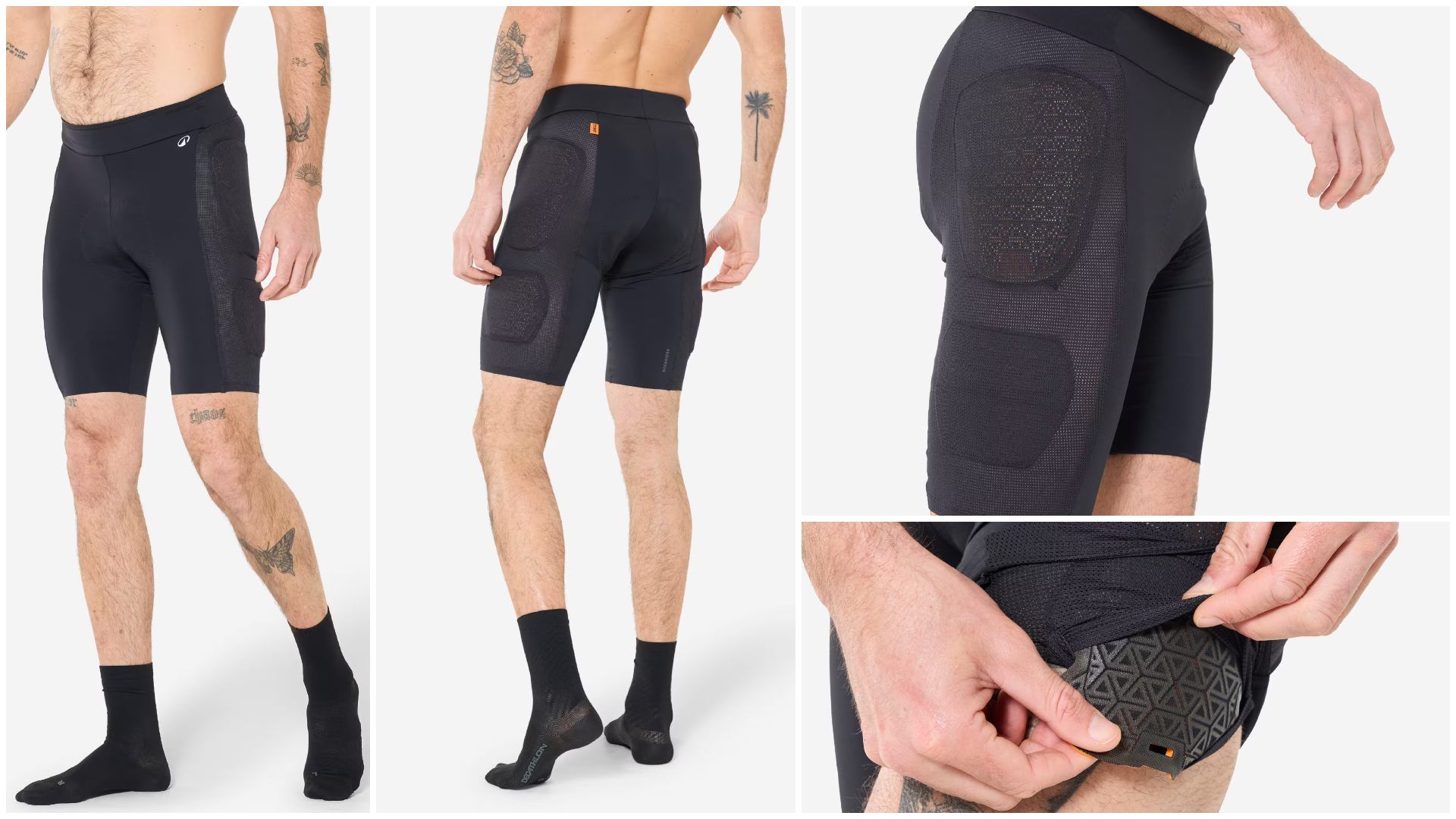 Culote Interior Rockrider MTB All Mountain Enduro Feel Protección D3O®. Culote Interior Rockrider MTB All Mountain Enduro Feel Protección D3O®.