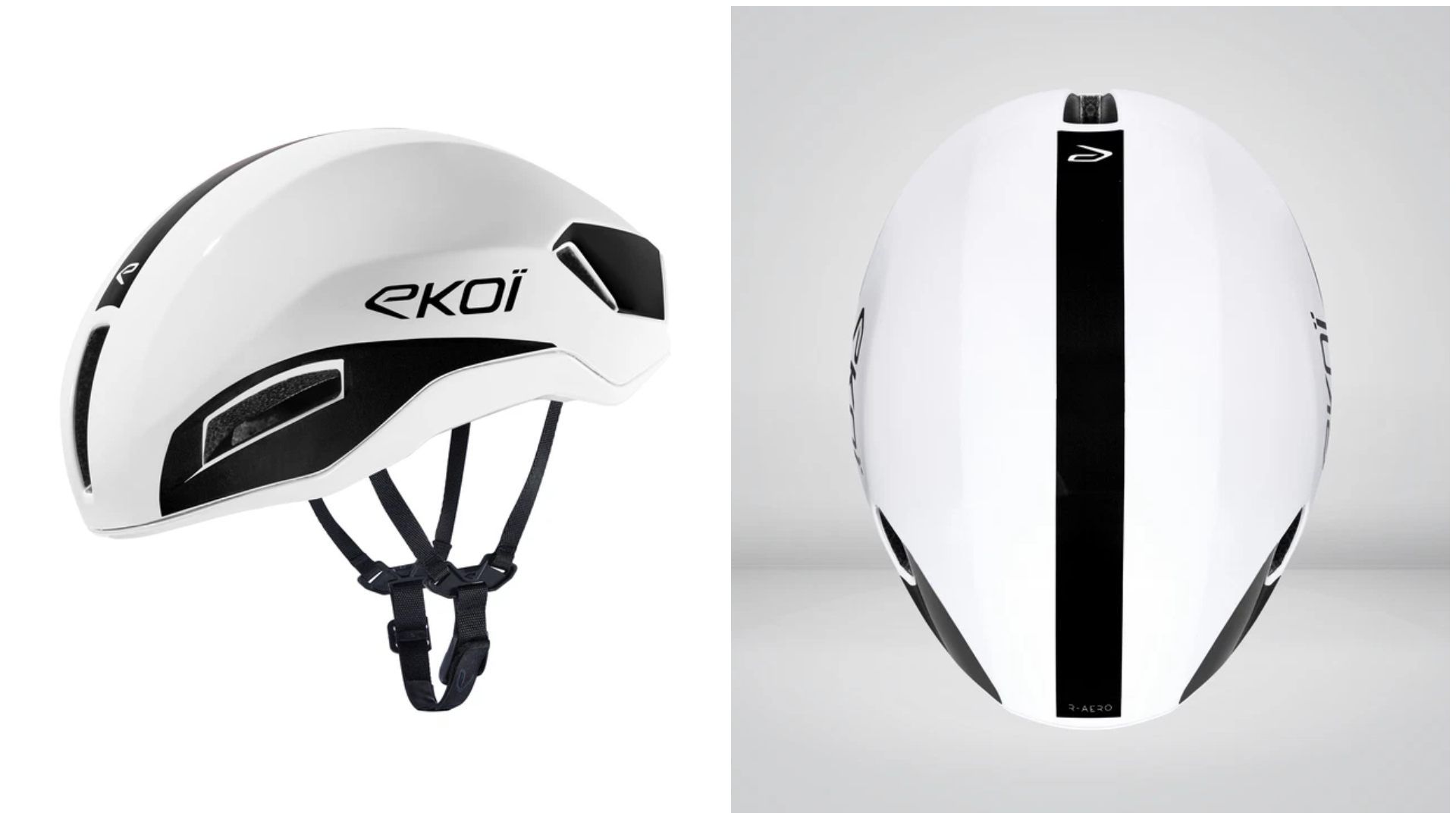 Casco EKOI R AERO Blanco.