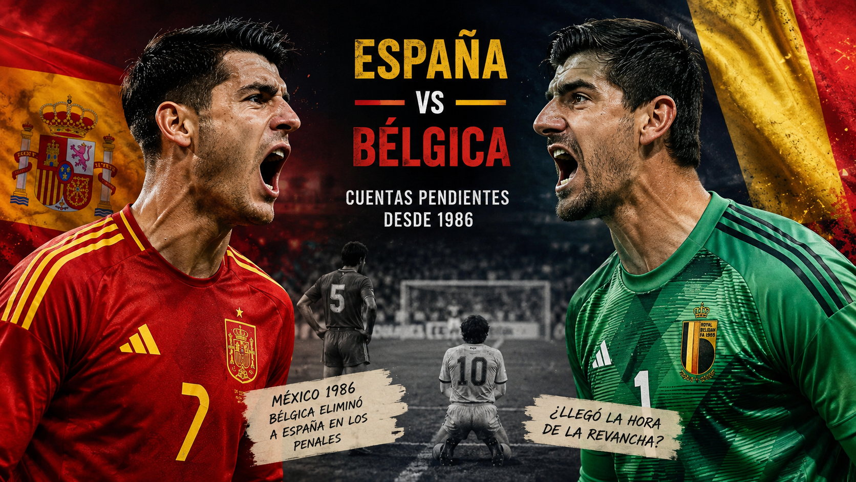 El rival que España nunca olvidó: así es la Bélgica de los Diablos Rojos. (Imagen generada con ChatGPT)