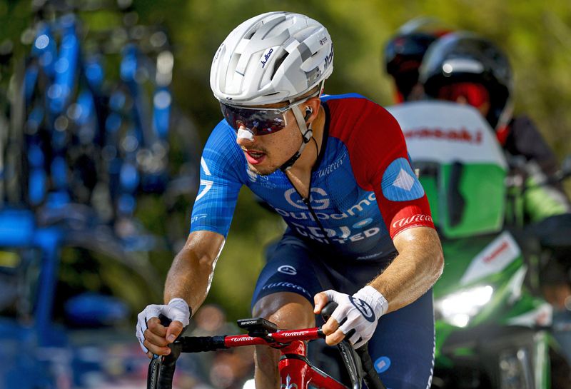 Clement Braz Afonso en una imagen del Tour de Francia 2026