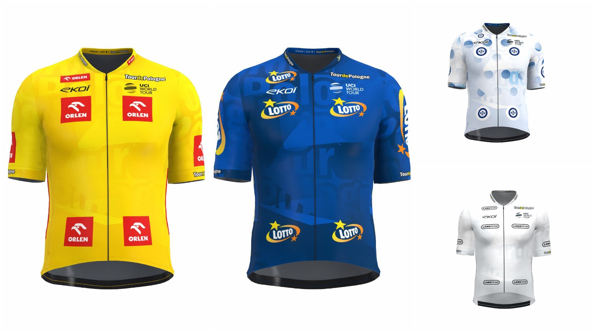 EKOÏ, proveedor oficial de los maillots del Tour de Polonia.