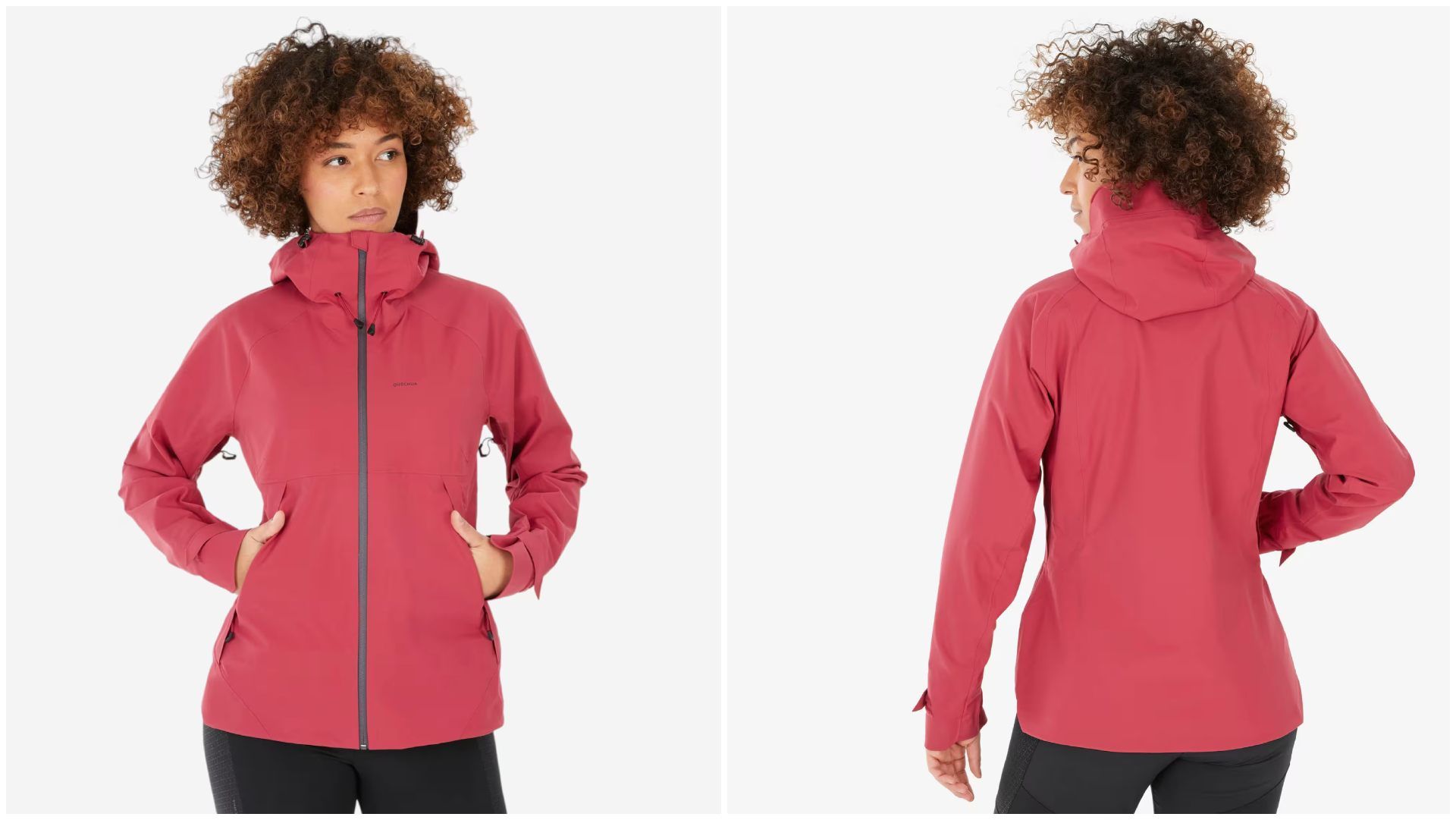 Chaqueta impermeable montaña y trekking Quechua MH500. Chaqueta impermeable montaña y trekking Quechua MH500.