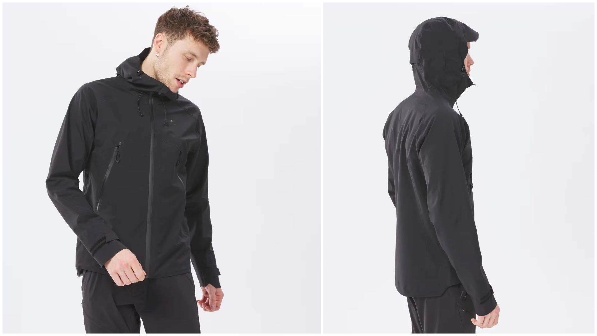 Chaqueta impermeable montaña y trekking Quechua MH500. Chaqueta impermeable montaña y trekking Quechua MH500.