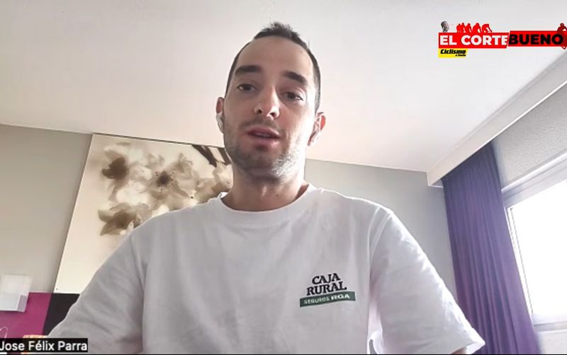 José Félix Parra, en un momento de la entrevista con Luis Pasamontes