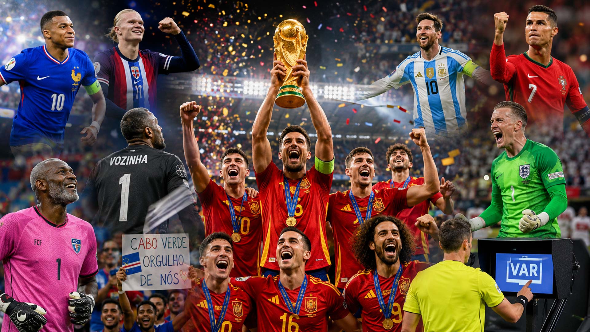 Lo mejor y lo peor del Mundial 2026: historias, héroes y lecciones que deja la Copa del Mundo. (Imagen generada con ChatGPT)