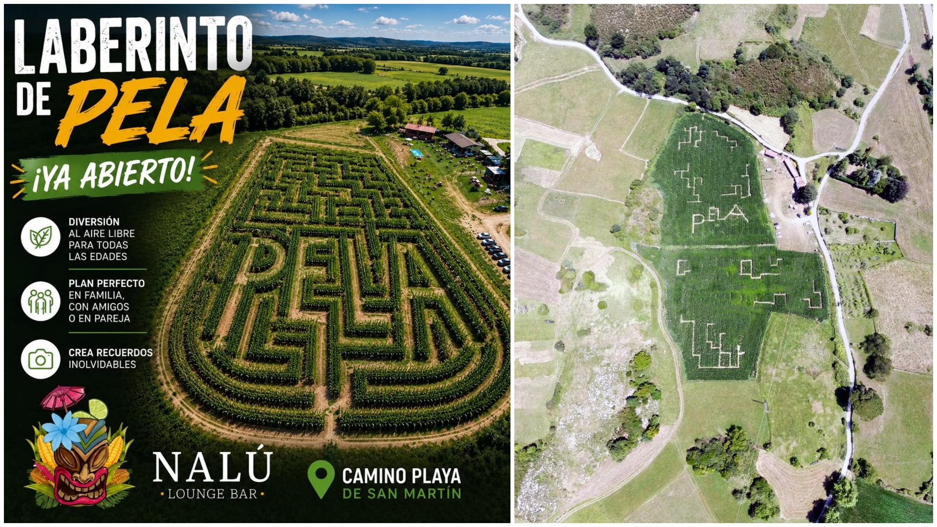 Laberinto de Pela por la ELA en Asturias