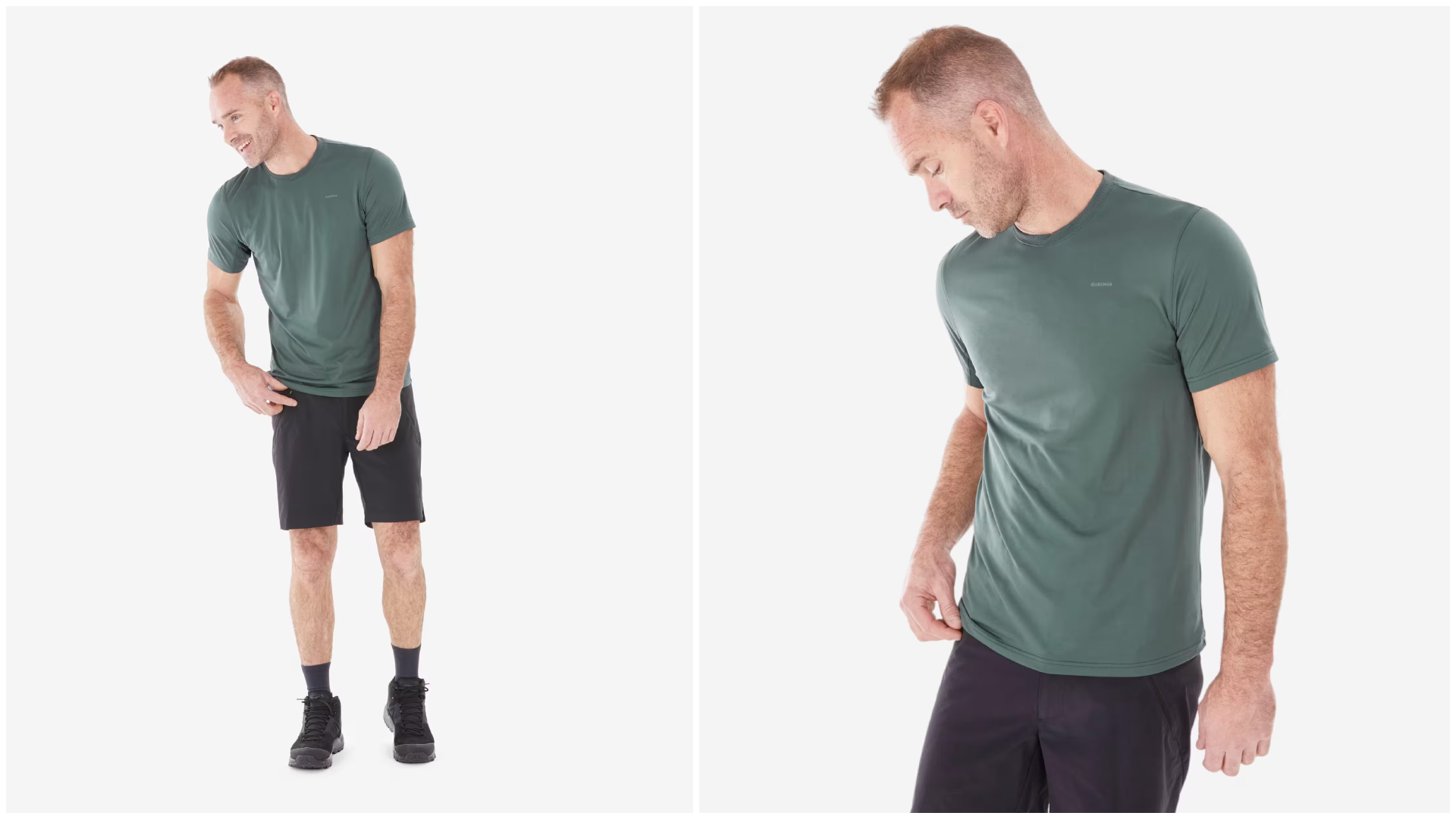 Camiseta de montaña y trekking Quechua MH100.