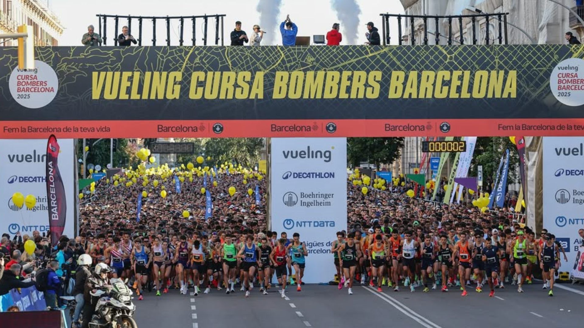Abiertas las inscripciones para la Cursa de Bombers Barcelona.