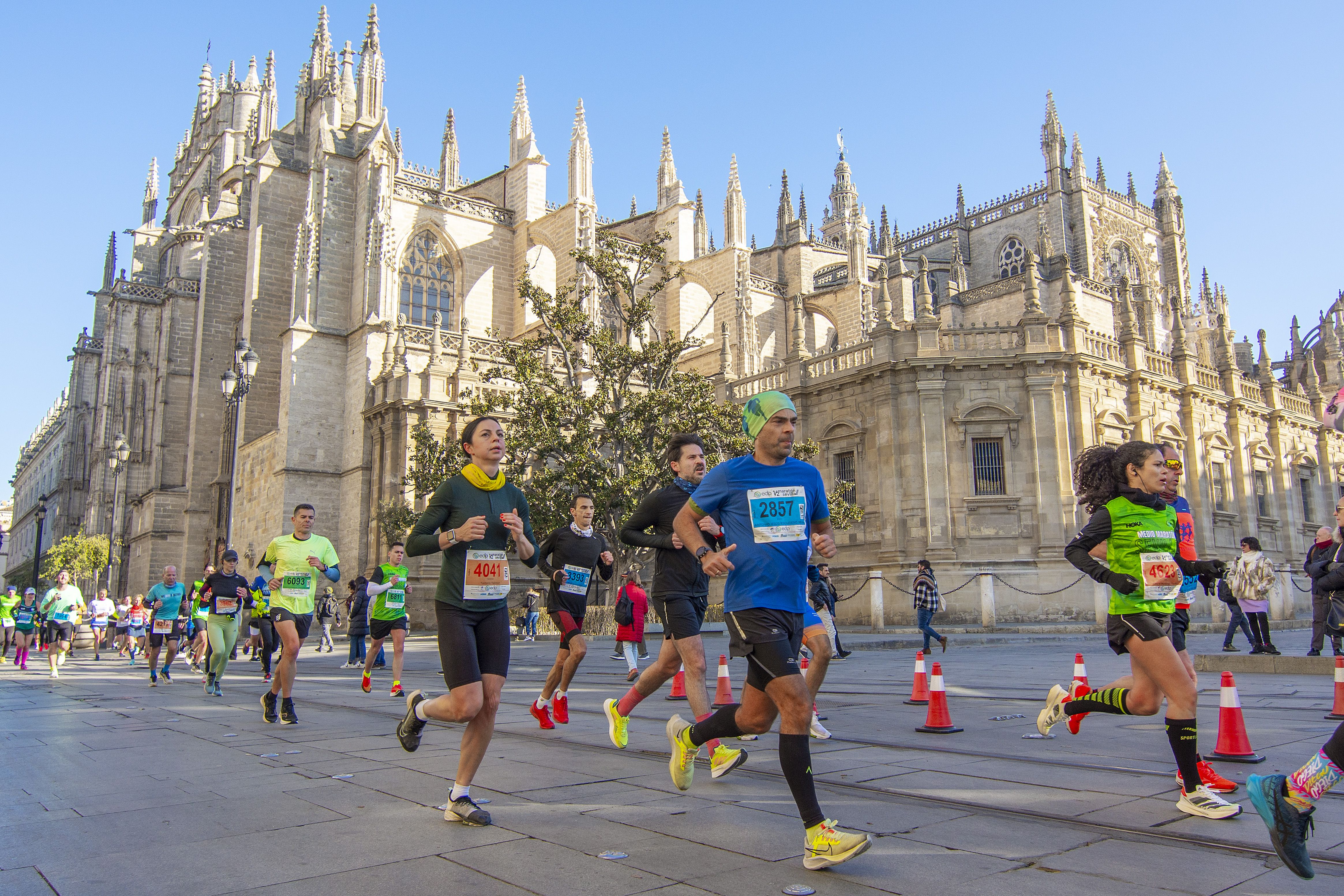 Imagen de la Media Maratón de Sevilla que estrena fecha en el mes de noviembre.
