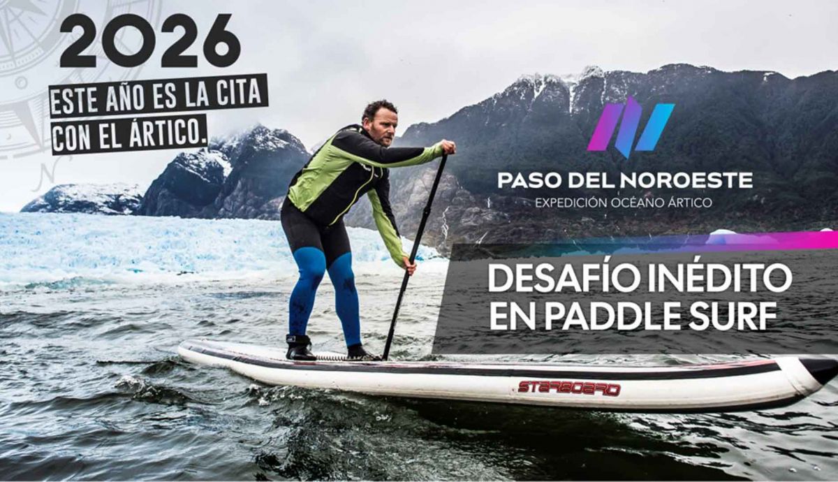 Antonio de la Rosa, paso del Noroeste en el Ártico en paddle surf