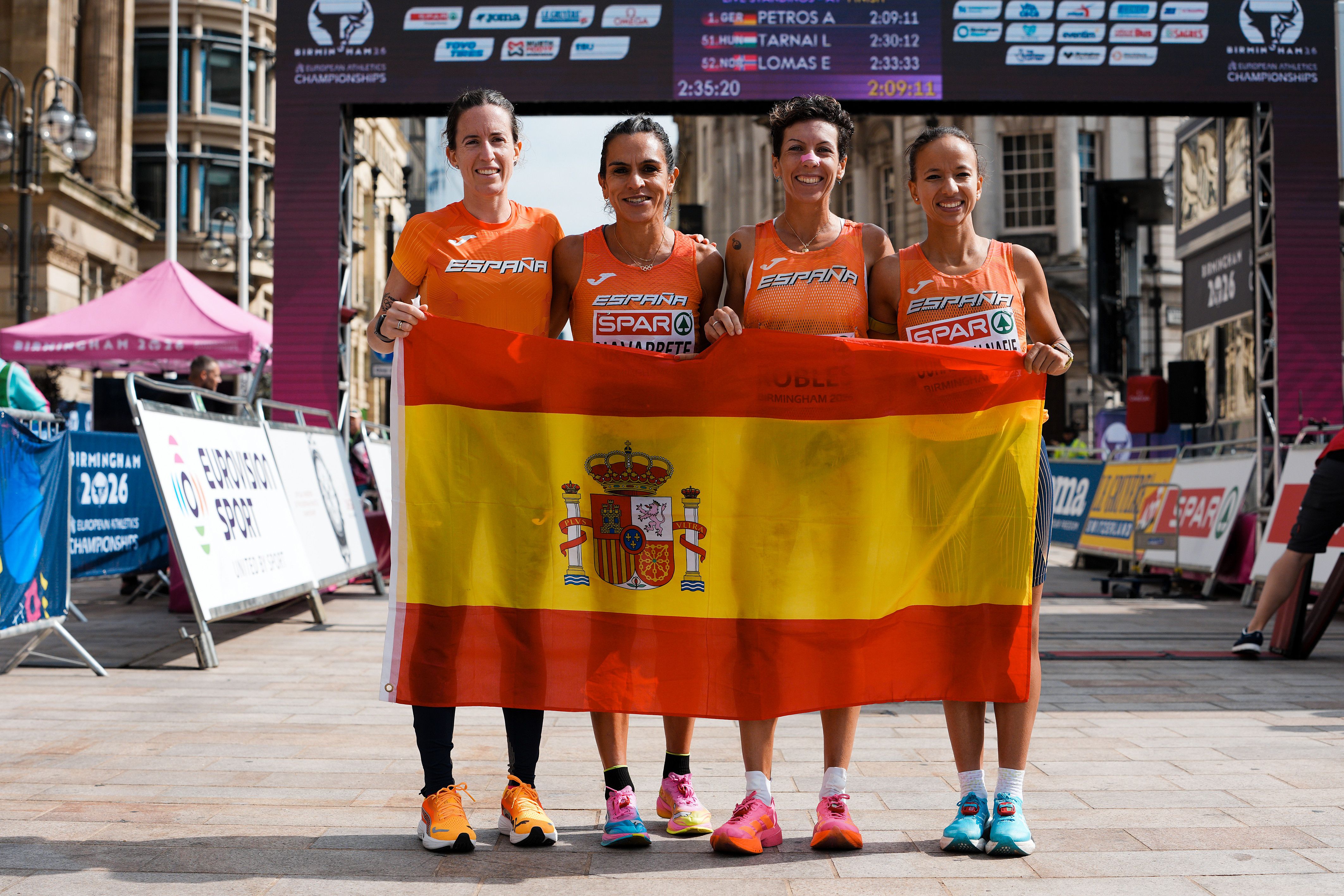 España logra el bronce por equipos en el Europeo  femenino de maratón