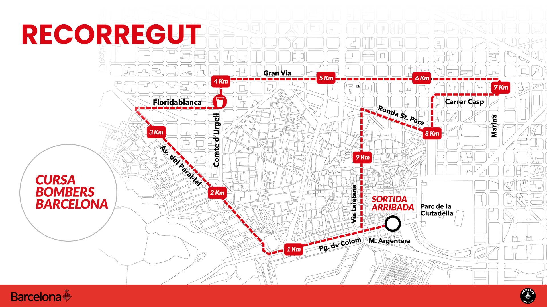 El espectacular recorrido de la Vueling Cursa Bombers 2026