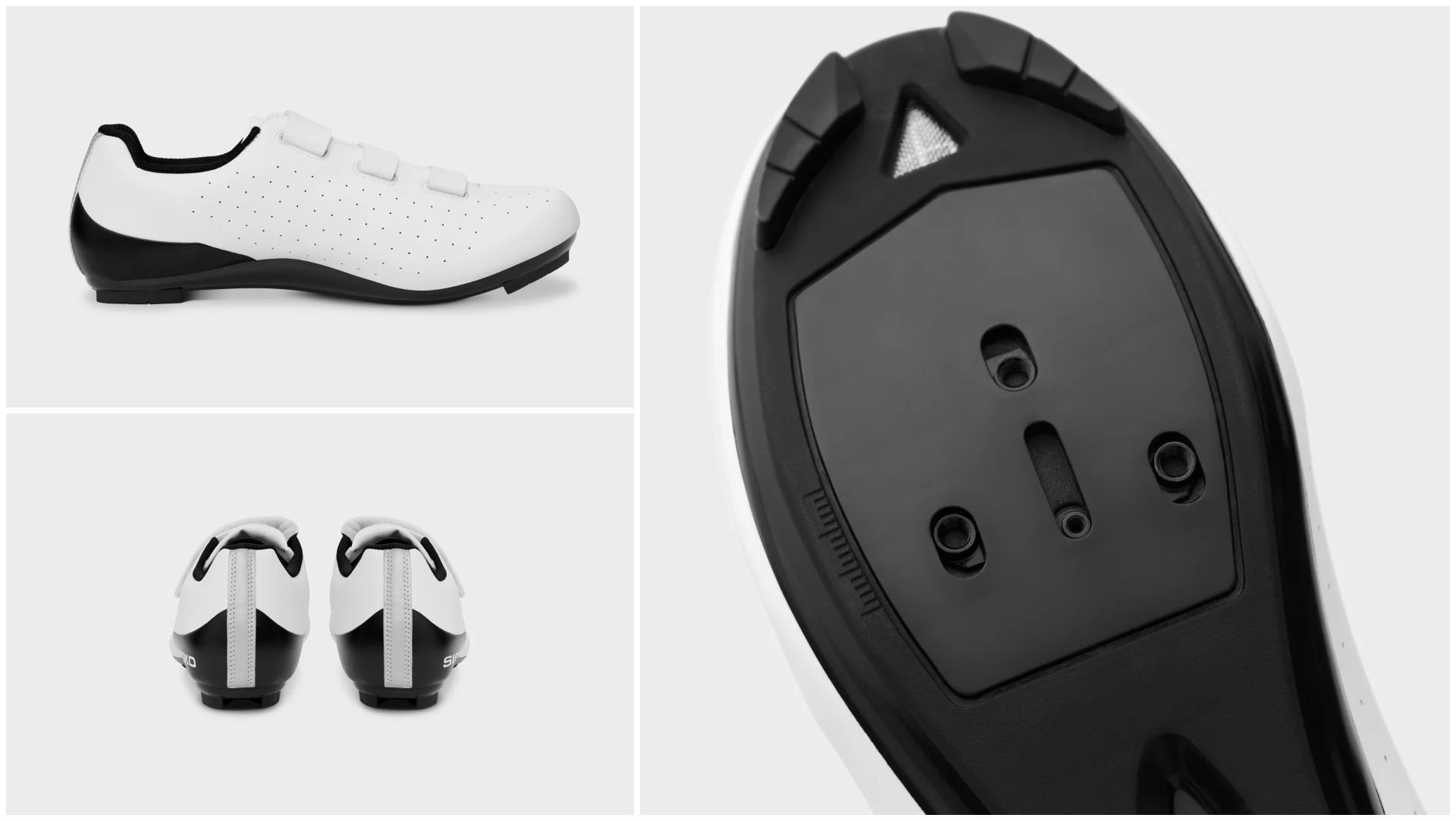Zapatillas de ciclismo carretera RideRev White