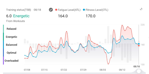 Ben Dhiman fatigue and fitness levels