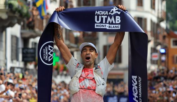 Ben Dhiman bate el récord de UTMB ©UTMB