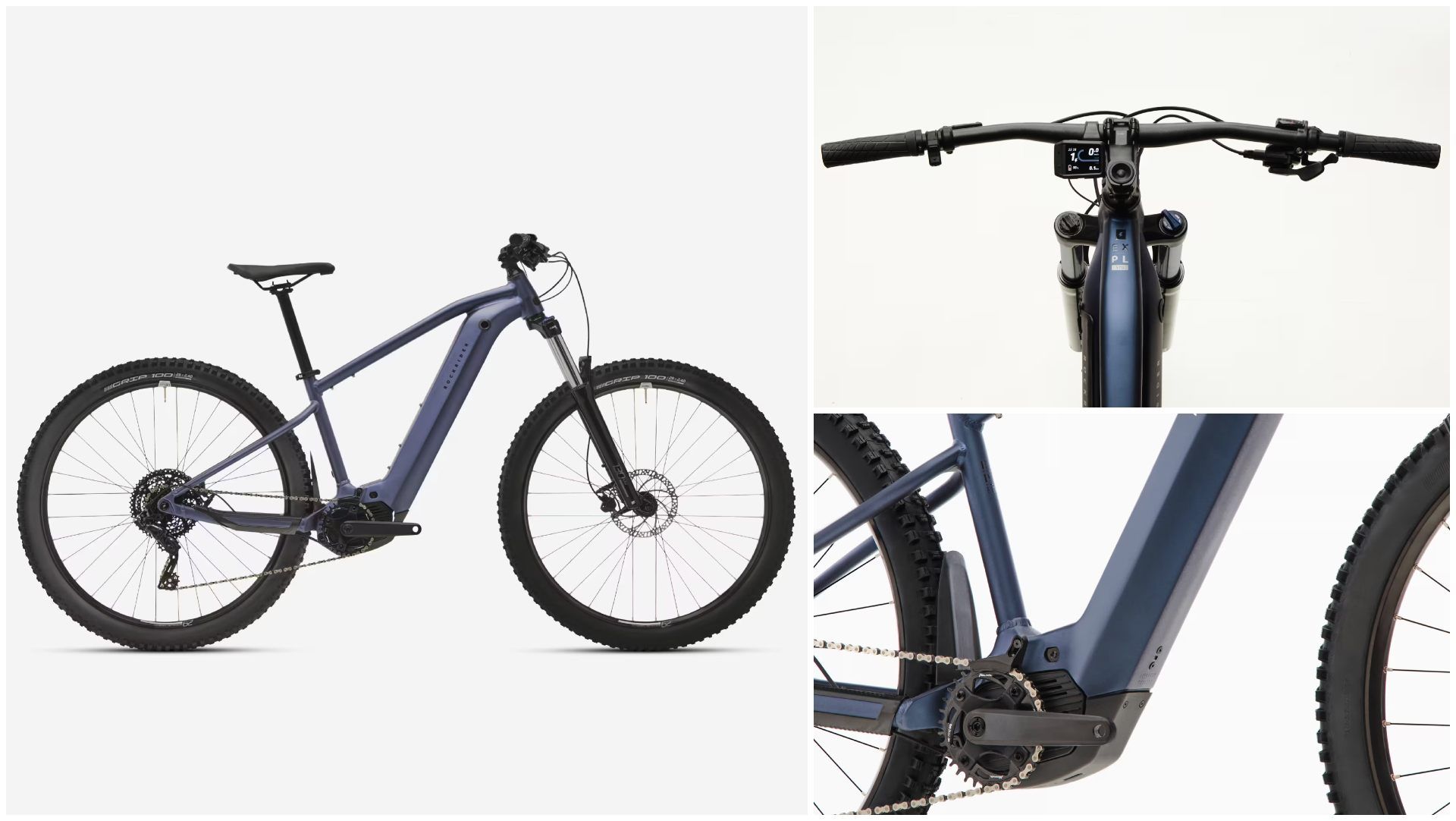 Bicicleta eléctrica de montaña E Expl 520 semirrígida 29"