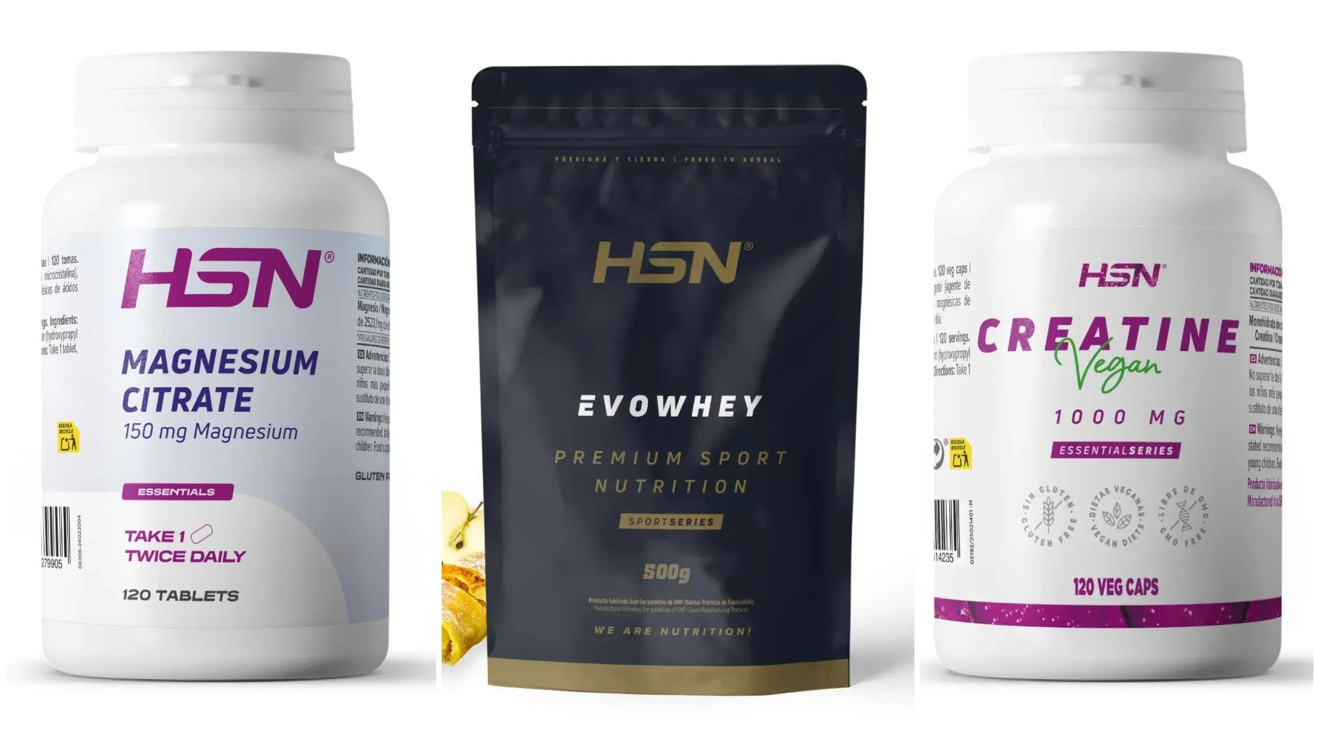 ¡50% de descuento en creatina, proteína y magnesio!
