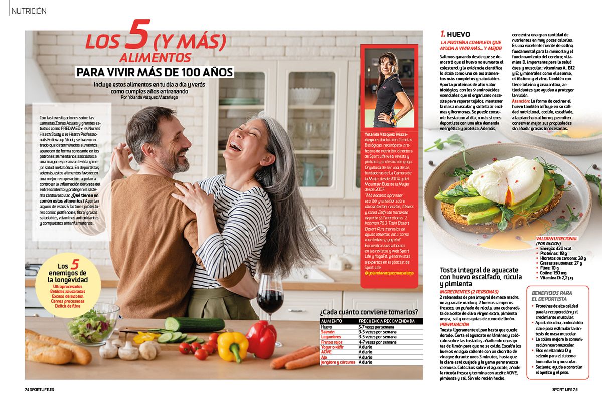 Nutri 5 recetas para la longevidad Yola SL300