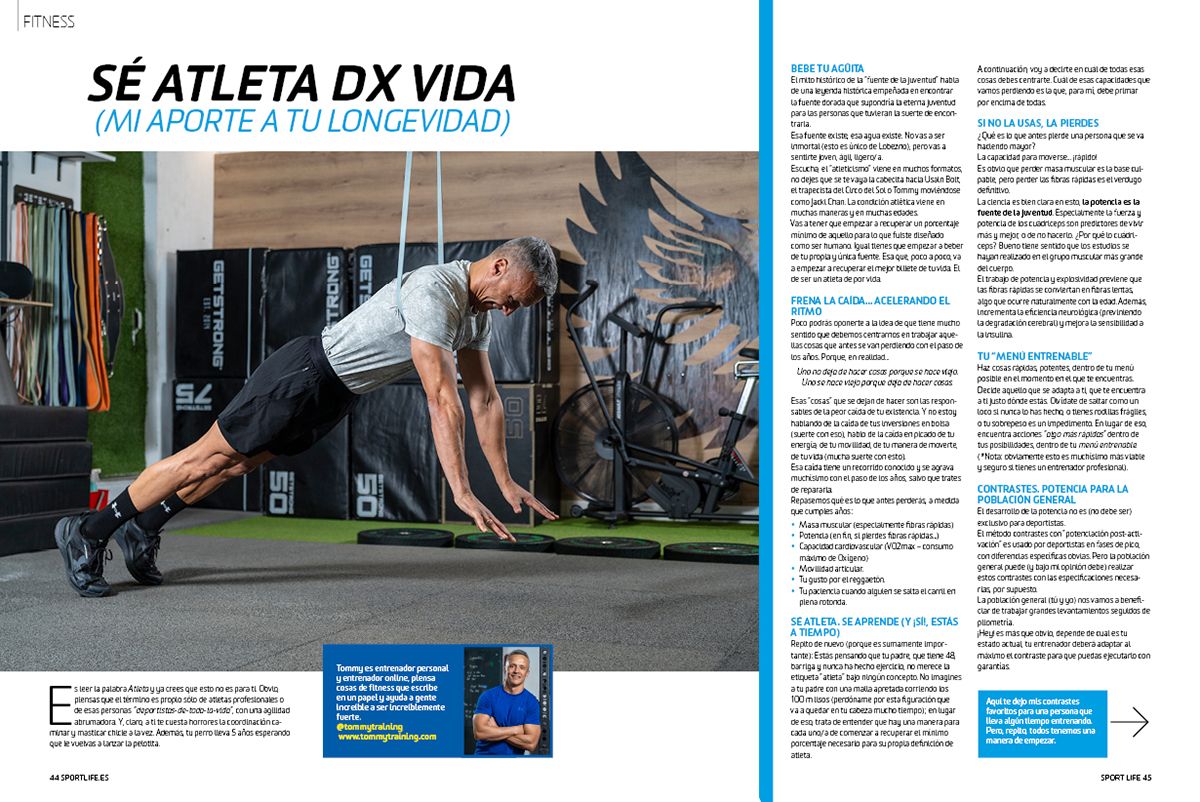 Tommy Fitness Se atleta de por vida SL300