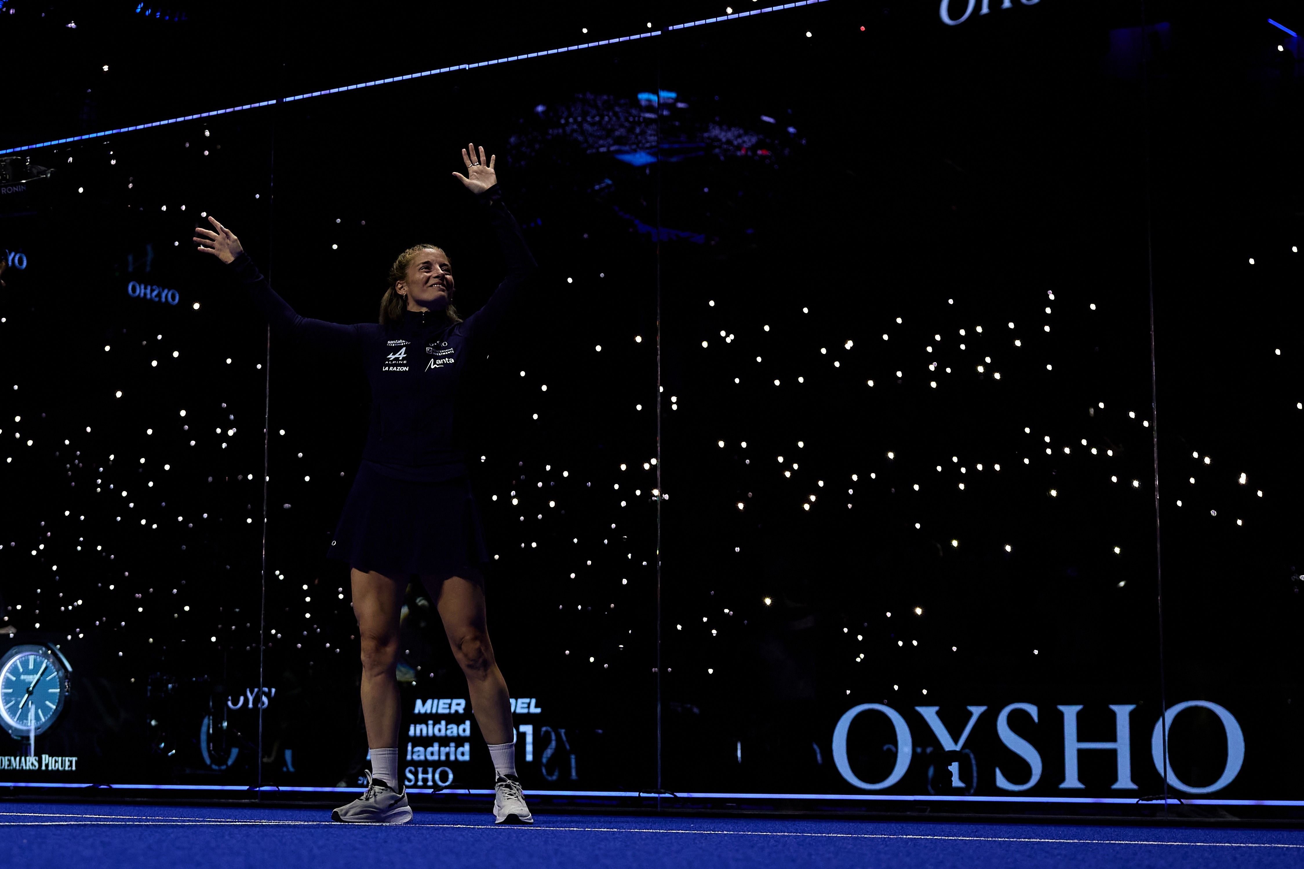 ALEJANDRA HOMENAJE MADRID PREMIER PADEL