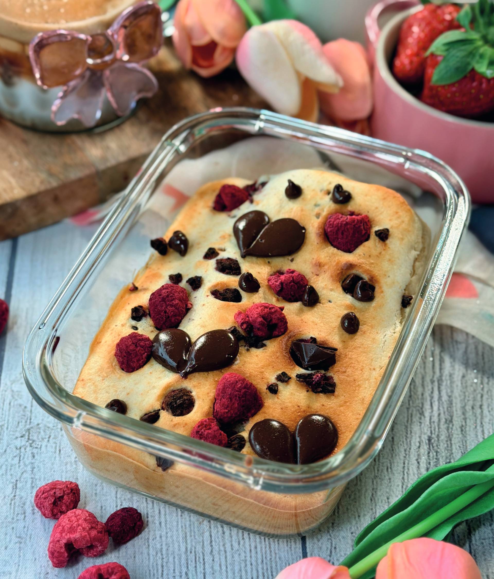 Receta en Airfryer  Pancake Bowl Proteico