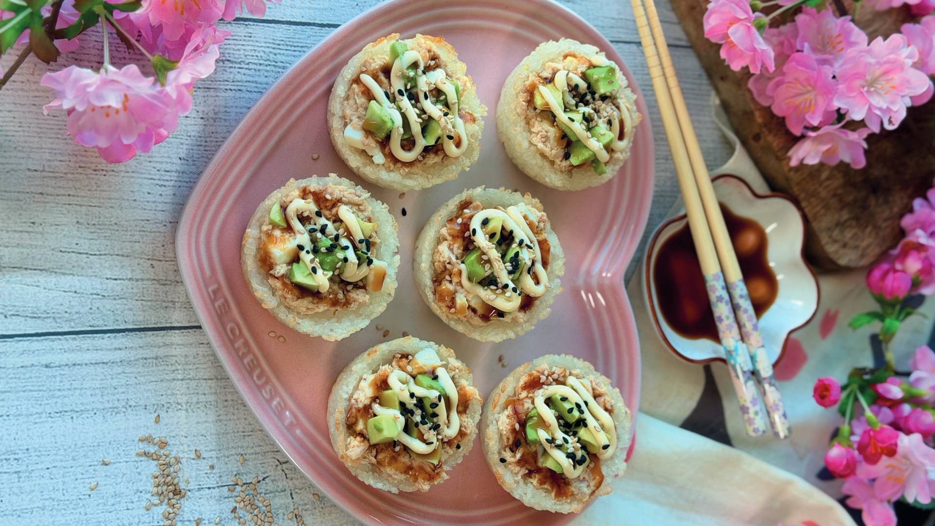 Receta en Airfryer Sushi crujiente