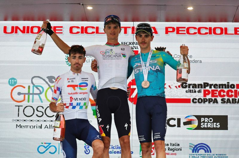 Podio Giro de la Toscana