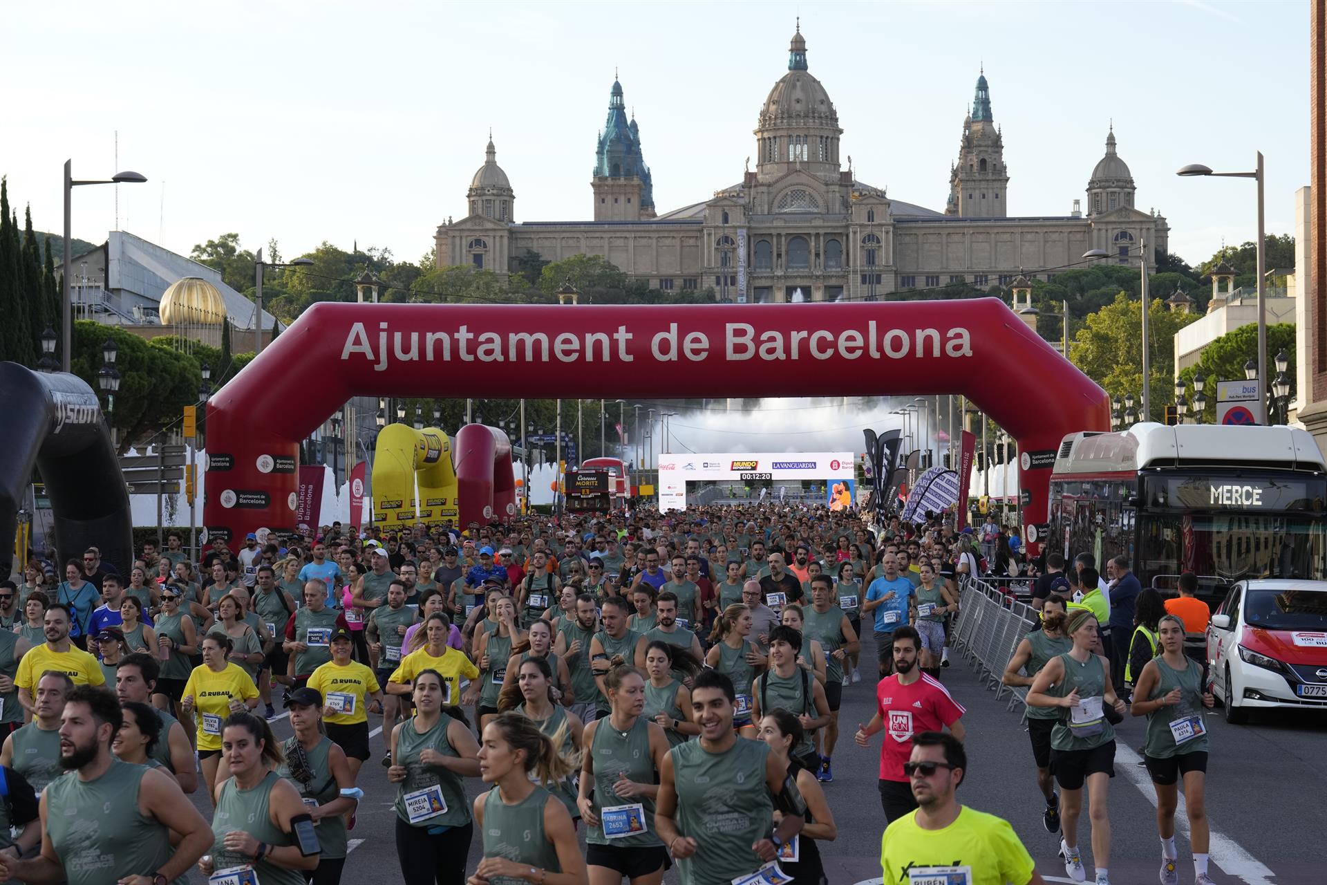 Imagen de una de las ediciones de la Cursa de la Mercé
