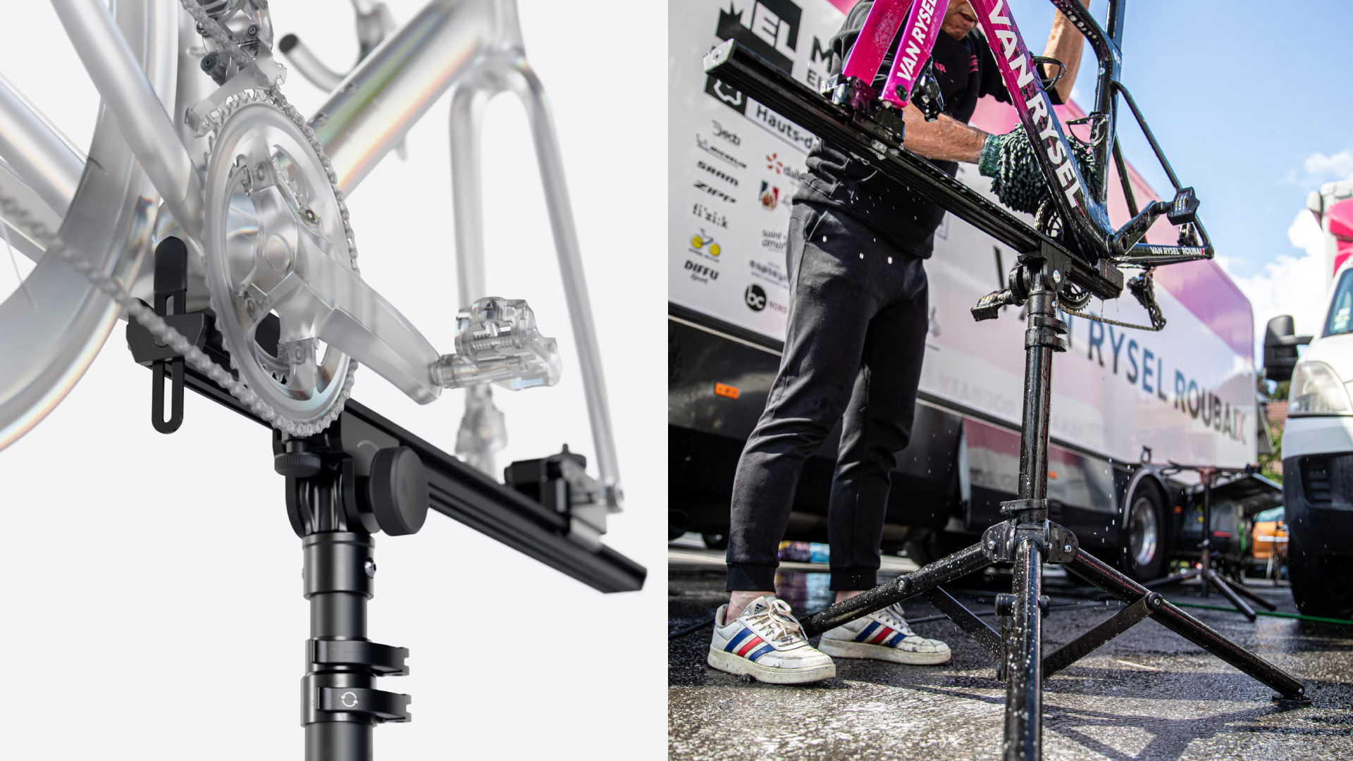 Caballete de mecánica Pro 360 de Decathlon