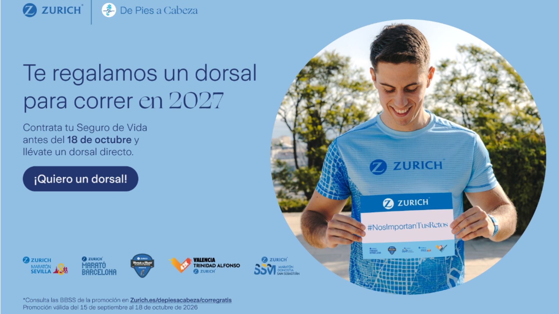 Cómo conseguir tu dorsal gratis