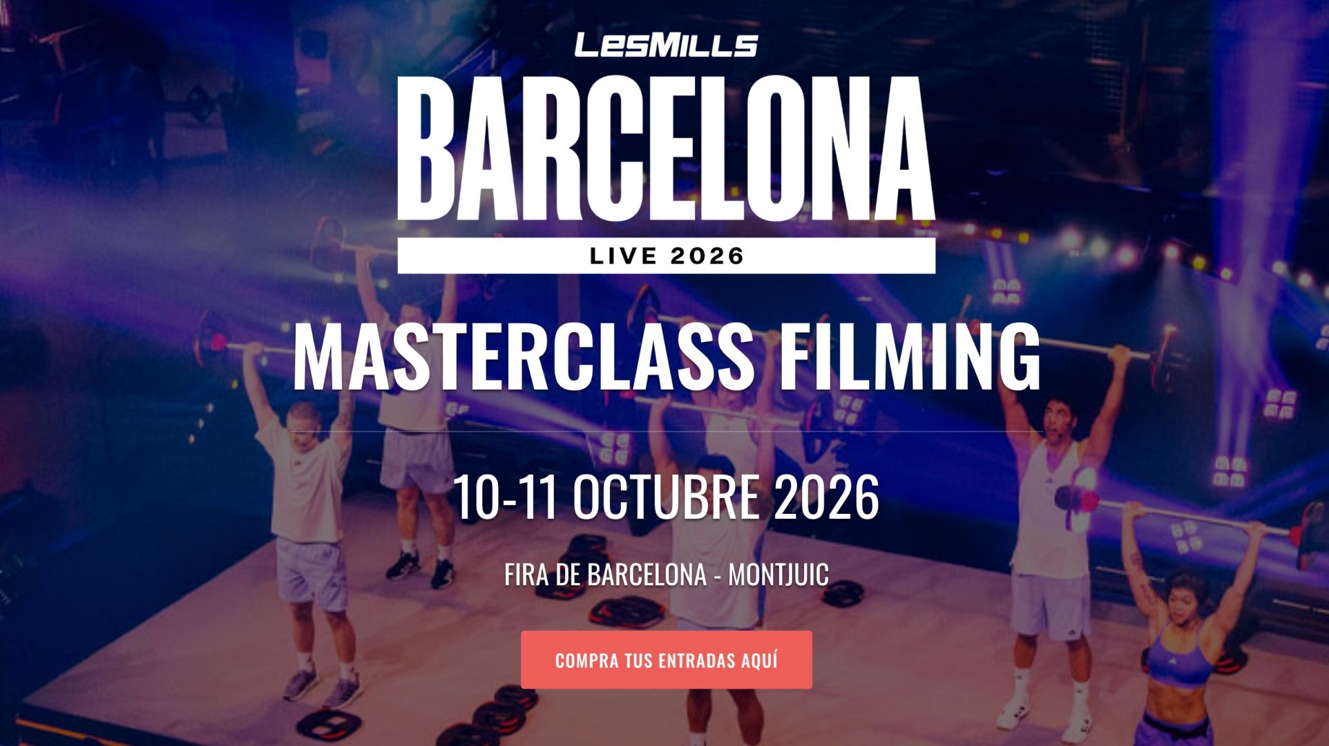 Barcelona, el gran plató mundial de Les Mills  el fitness que entrenará el planeta en 2027