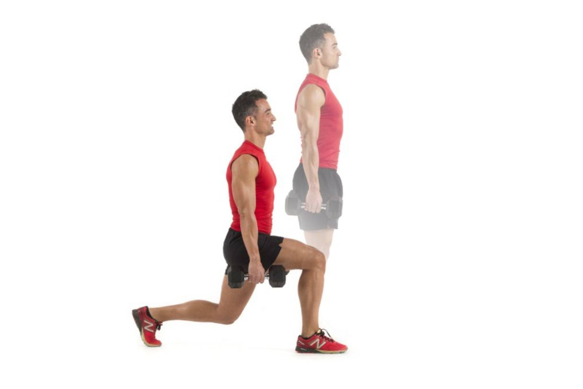 Zancada atrás  mejora tu fuerza y control postural