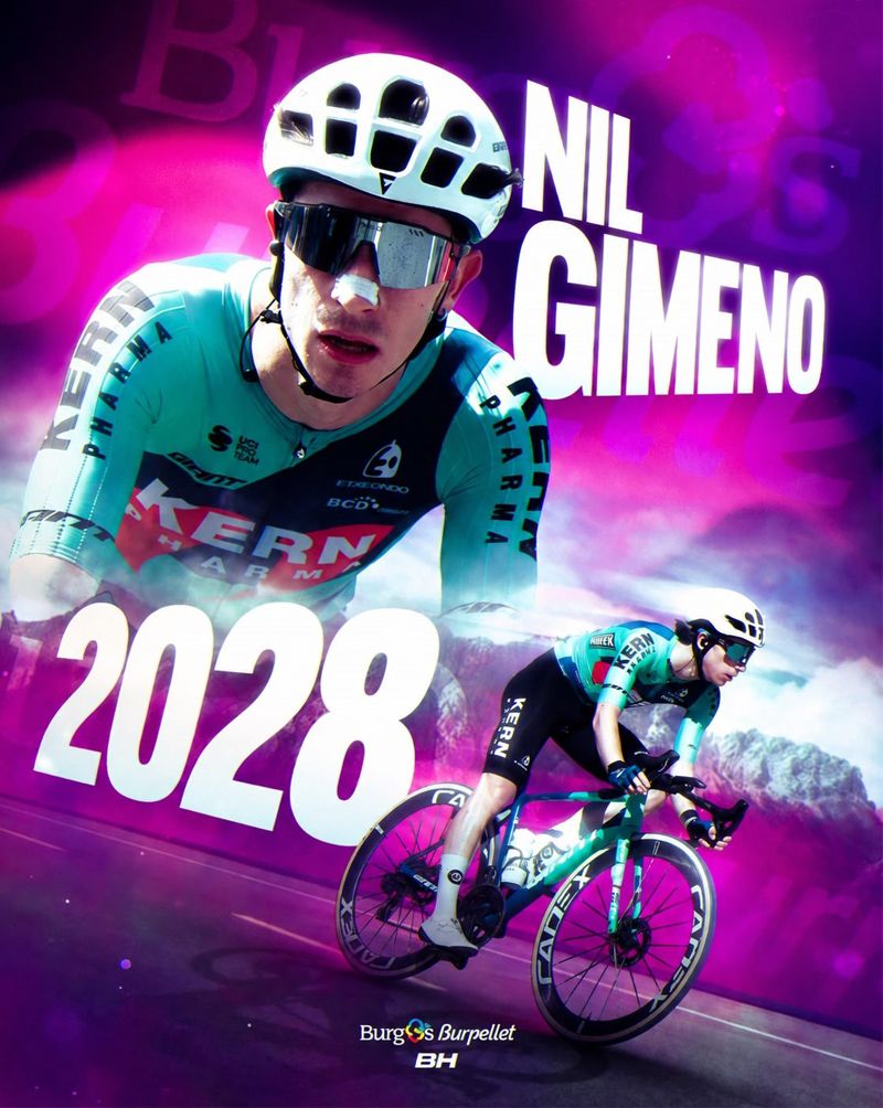 Nil Gimeno cartel fichaje Burgos Nil Gimeno cartel fichaje Burgos