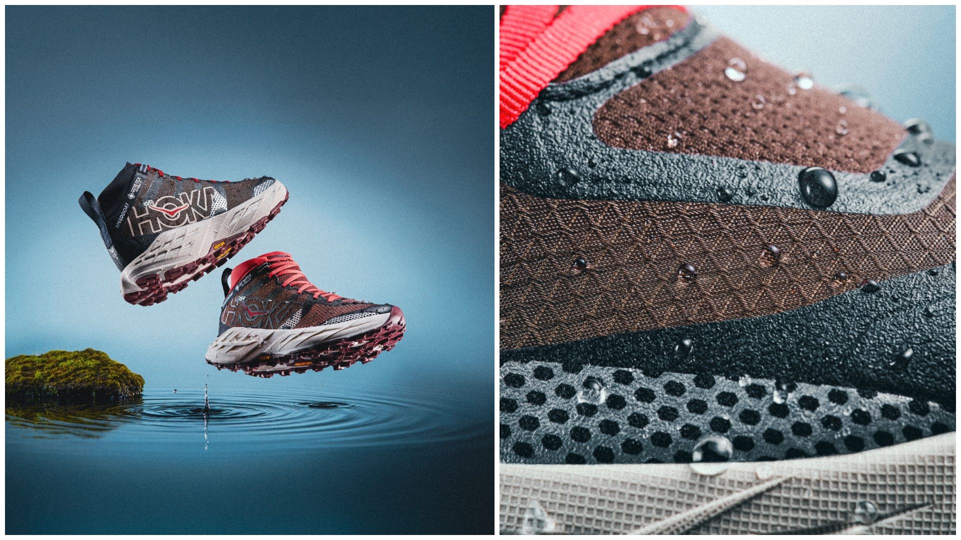 Las dos opciones de Hoka en asfalto y Trail con Gore Tex para este otoño invierno