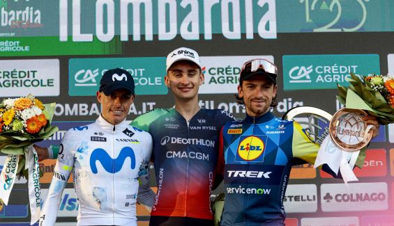 Pódium Il Lombardia 2026