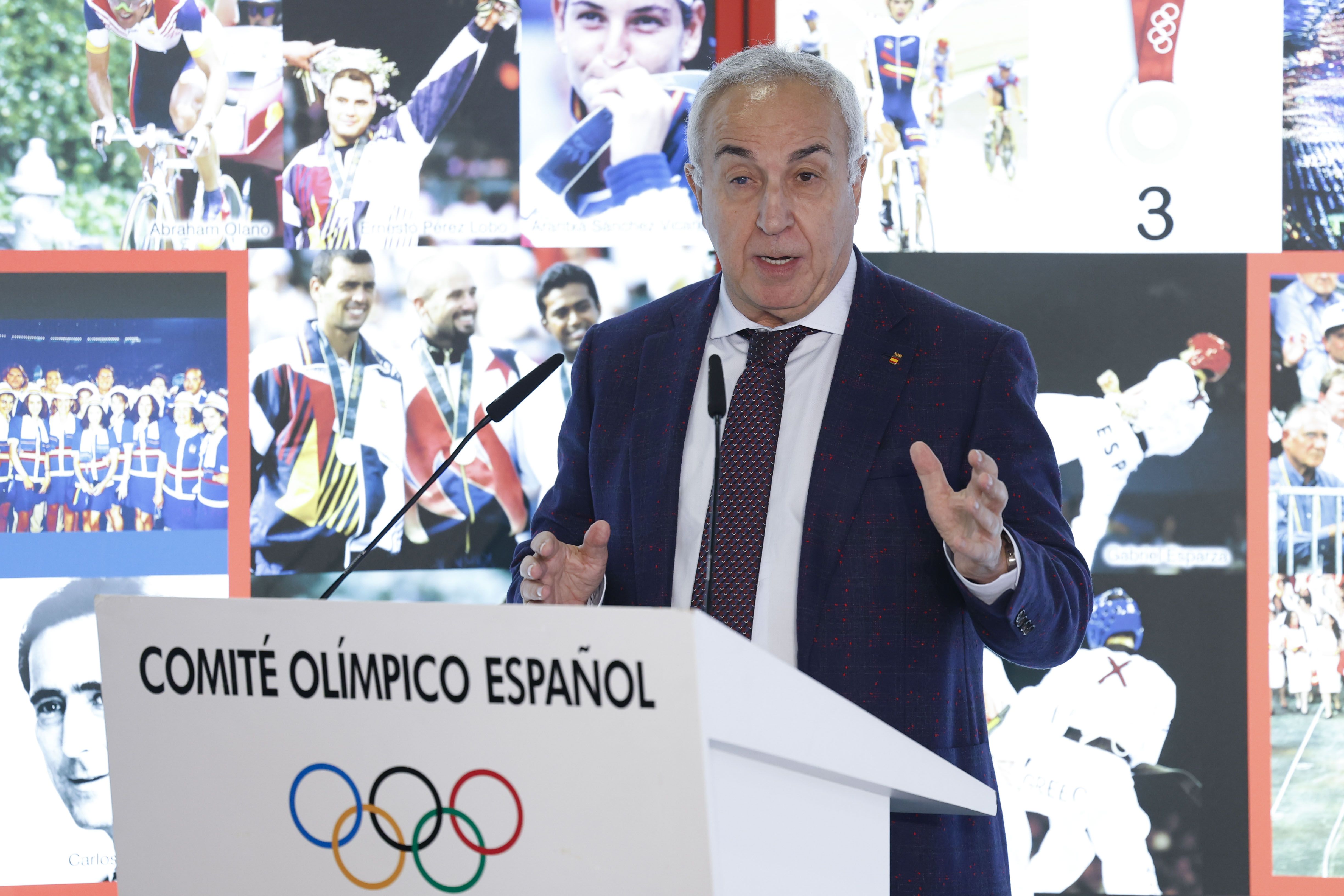 El Presidente del Comité Olímpico Español Alejandro Blanco 