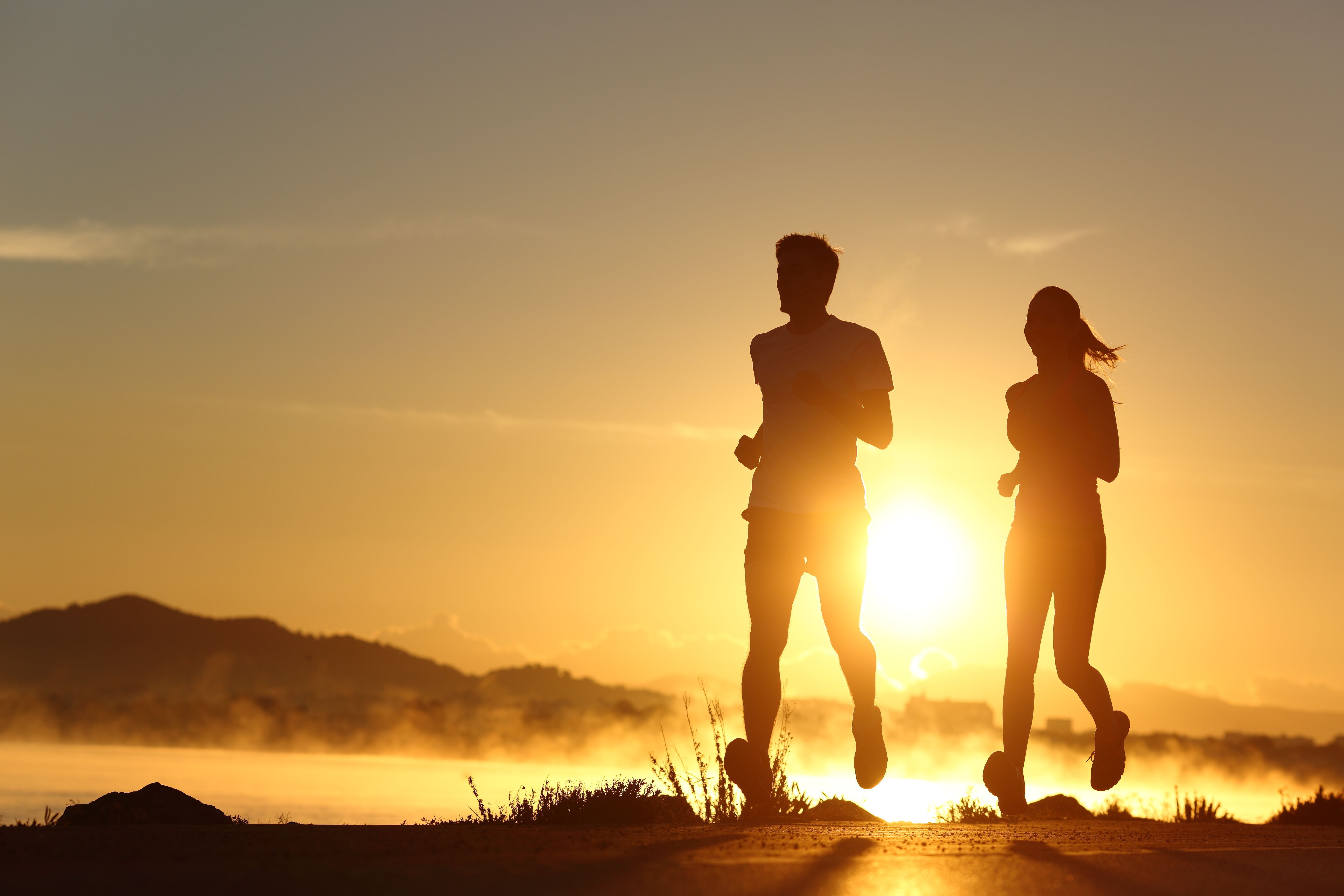correr amanecer