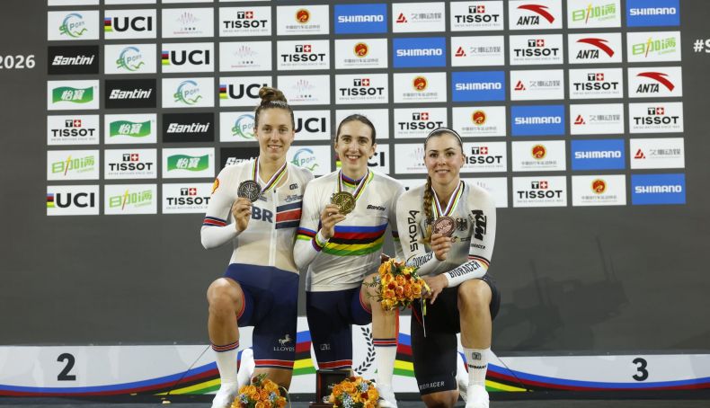 Podio persecución individual femenina